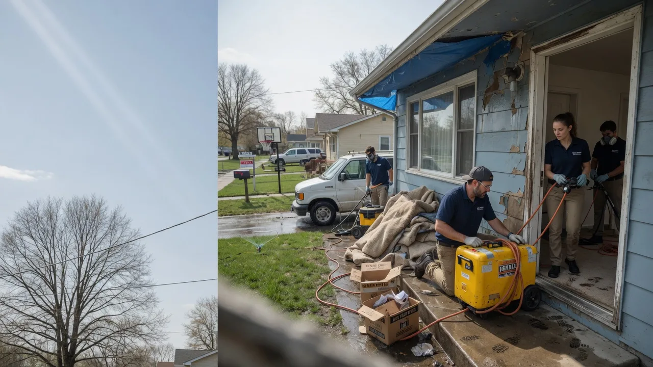 Basement Flood Cleanup in Machesney Park, IL near me